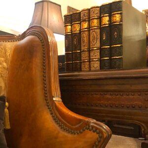 NWT ALEXANDRA'S ACCENTS Decorative Antique Books Desk Files Magazine Holder